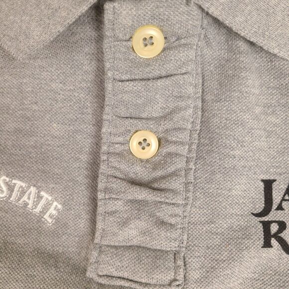 Appleton Estate Jamaica Rum Polo Shirt Mens Large Gray Organic Cotton Embroidery - Picture 7 of 15